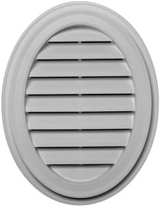 Mid-America 21" x 27" Oval Vinyl Gable Vent
